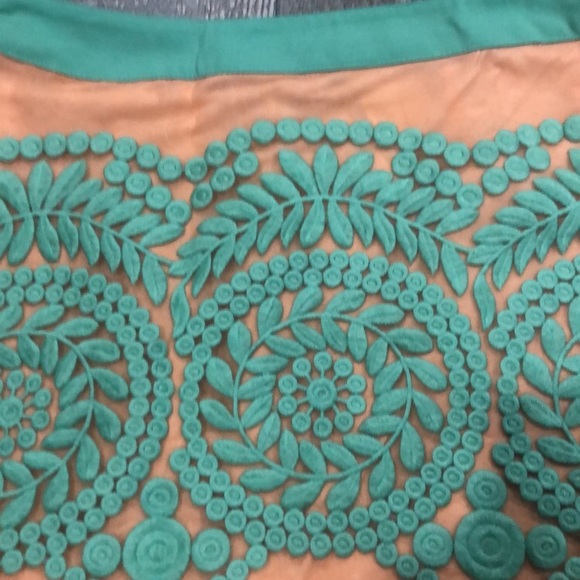 English Rose mint dressy skirt - Picture 4 of 5